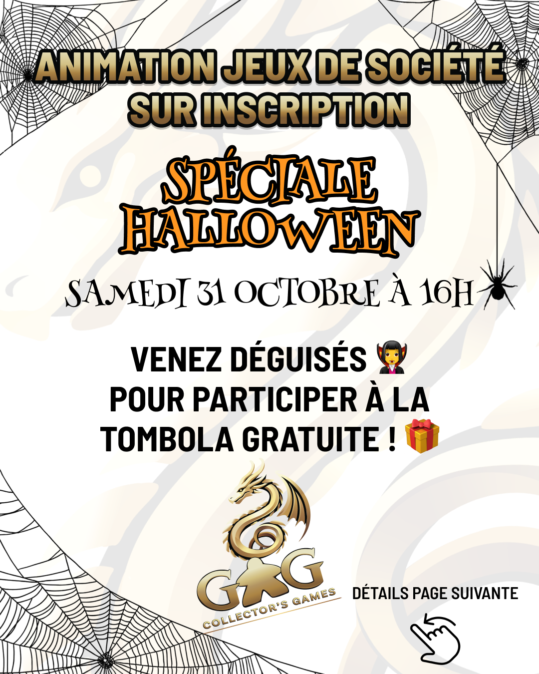 Halloween chez GG Collector’s Games : jeux de société et découverte d’Irkalla le 31 octobre